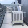 Foto de Climatizadores evaporativos instalados en BIOMARKET