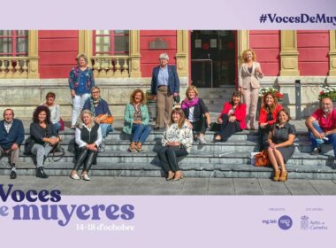 Foto de #VocesDeMuyeres en la rueda de prensa